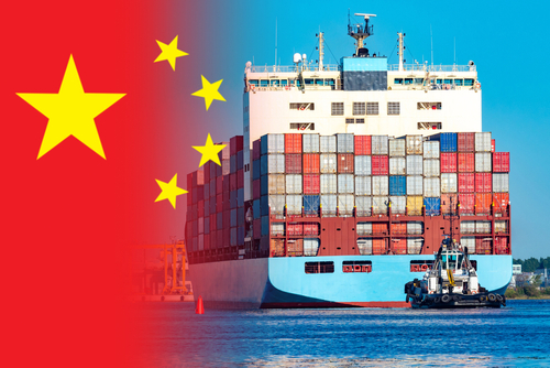 ارتفاع الصادرات الصينية بنسبة